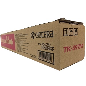 セラム　8箱　kayo Kyocera TK897M Magenta Toner Cartridge | BlueDogInk.com