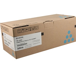 Kyocera TK152C Cyan Toner Cartridge TK152C Cyan Toner; Yield: 6,000 pages