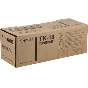 TK18 Black Toner; Yield: 7,200 pages