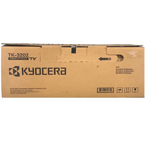 Kyocera TK3202 Black Toner Cartridge TK-3202 (1T02WF0US0) Black Toner Cartridge; Yield: 40,000 pages