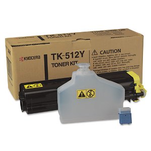 TK-512Y Yellow Toner Cartridge; Yield: 8,000 pages