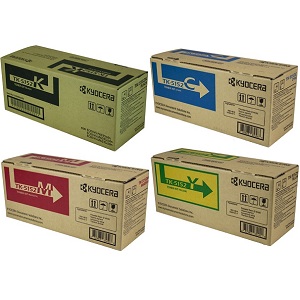 Kyocera TK5152 Toner Cartridge Set Includes 1 Each of TK5152K, TK5152C, TK5152M, TK5152Y