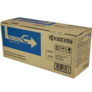 Kyocera TK5152C Cyan Toner Cartridge TK-5152C Cyan Toner Cartridge; Yield: 10,000 pages