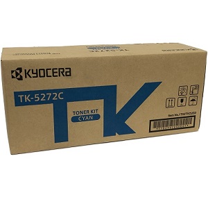 Kyocera TK5272C Cyan Toner Cartridge TK-5272C, 1T02TVCUS0 Cyan Toner Cartridge; Yield: 6,000 pages