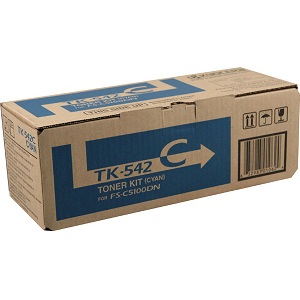 Kyocera TK542C Cyan Toner Cartridge TK542C Cyan Toner; Yield: 4,000 pages