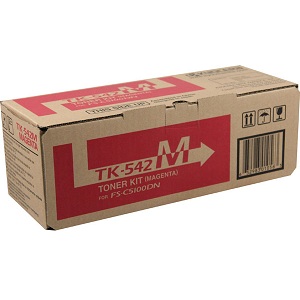 Kyocera TK542M Magenta Toner Cartridge TK542M Magenta Toner; Yield: 4,000 pages