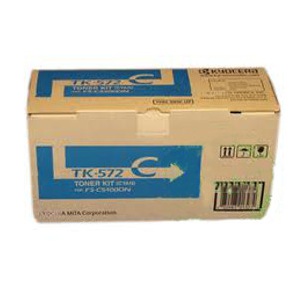 Kyocera TK572C Cyan Toner Cartridge TK-572C Cyan Toner; Yield: 12,000 pages