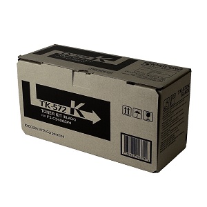 Kyocera TK572K Black Toner Cartridge TK-572K Black Toner; Yield: 16,000 pages