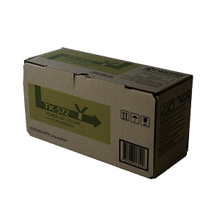 Kyocera TK572Y Yellow Toner Cartridge TK-572Y Yellow Toner; Yield: 12,000 pages