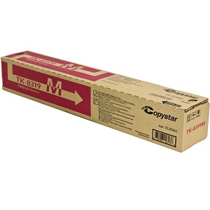 Copystar TK8319M Magenta Toner Cartridge TK-8319M (1T02MVBCS0) Magenta Toner Cartridge; Yield: 6,000 pages