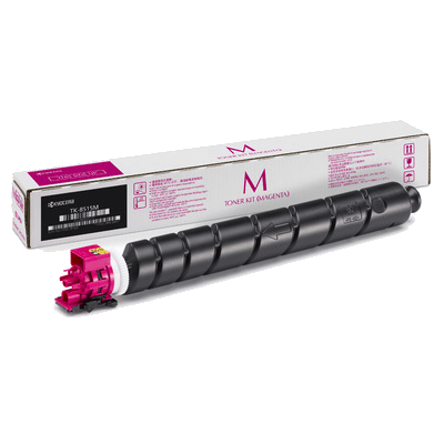 Copystar TK8519M Magenta Toner Cartridge TK-8519M, 1T02NDBCS0, Magenta Toner Cartridge; Yield: 20,000 pages