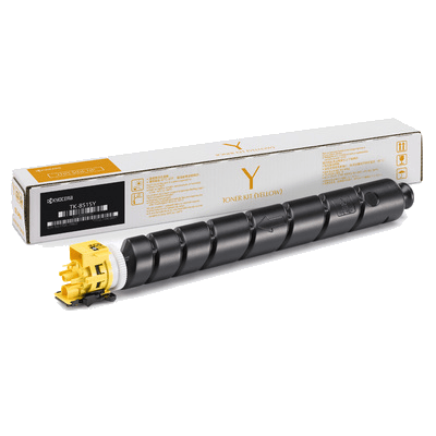 Copystar TK8519Y Yellow Toner Cartridge TK-8519Y, 1T02NDACS0 Yellow Toner Cartridge; Yield: 20,000 pages