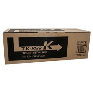 Copystar TK859K Black Toner Cartridge TK859K Black Toner; Yield: 25,000 pages