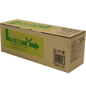Kyocera TK867Y Yellow Toner Cartridge TK-867Y Yellow Toner Cartridge; Yield: 20,000 pages
