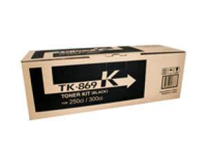 Copystar TK869K Black Toner Cartridge TK869K Black Toner; Yield: 20,000 pages