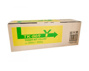 Copystar TK869Y Yellow Toner Cartridge TK869Y Yellow Toner; Yield: 12,000 pages