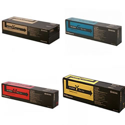 Kyocera TK8707 Toner Cartridge Set Includes 1 Each of TK8707K, TK8707C, TK8707M, TK8707Y