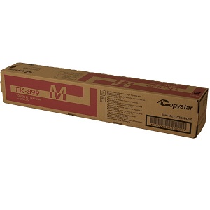 Copystar TK899M Magenta Toner Cartridge TK-899M Magenta Toner; Yield: 6,000 pages