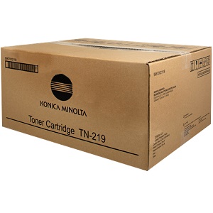 Konica Minolta TN219 Black Toner Cartridge DD1A002G3X (TN-219) Black Toner Cartridge; Yield: 20,000 pages