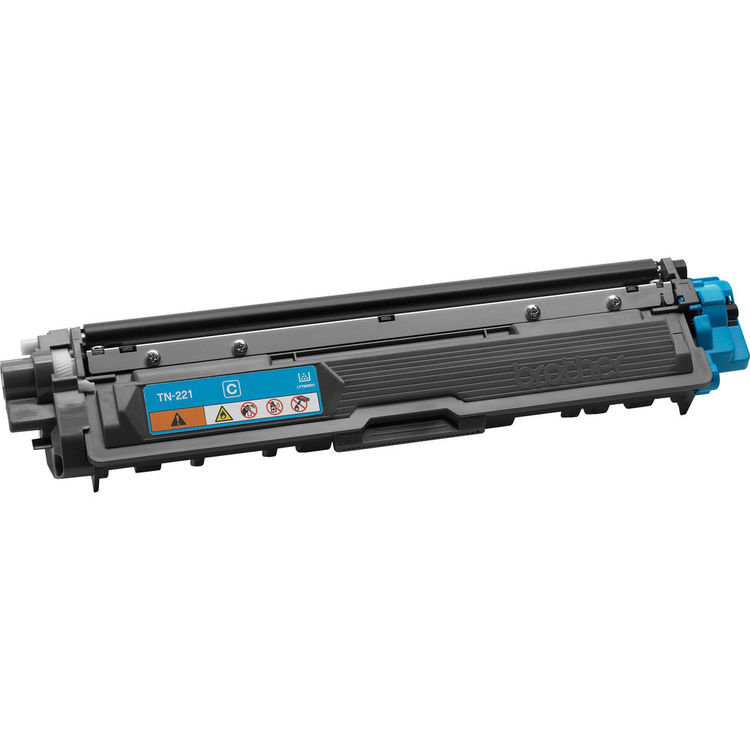 Compatible Brother TN221C Cyan Toner Cartridge TN221C Cyan Toner Cartridge; Yield: 1,400 pages