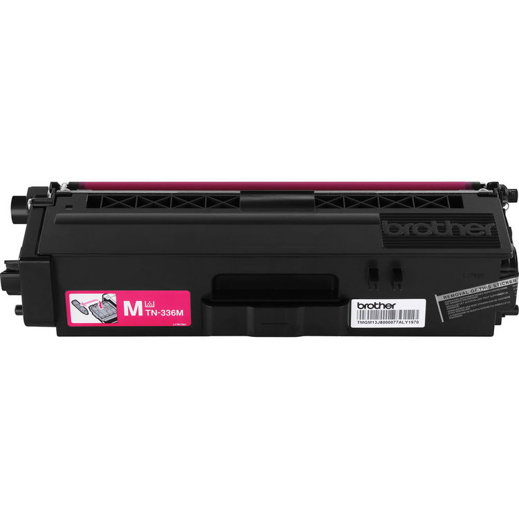 TN-336M High Yield Magenta Toner Cartridge; Yield: 3,500 pages