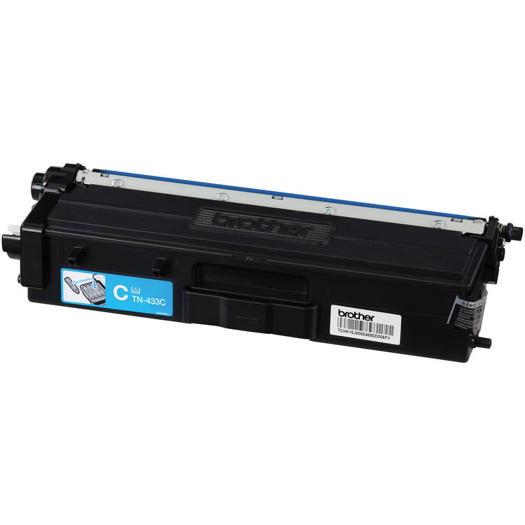 TN-433C High Yield Cyan Toner Cartridge; Yield: 4,000 pages