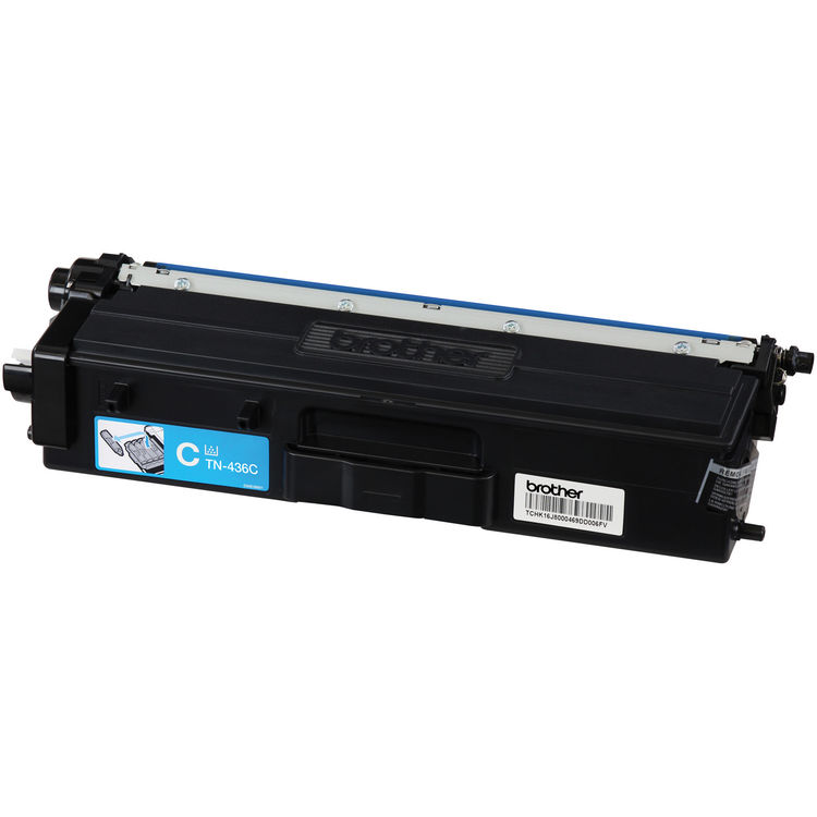 TN-436C Super High Yield Cyan Toner Cartridge; Yield: 6,500 pages
