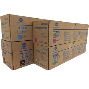 Includes 1 Each of TN612K, TN612C, TN612M, TN612Y