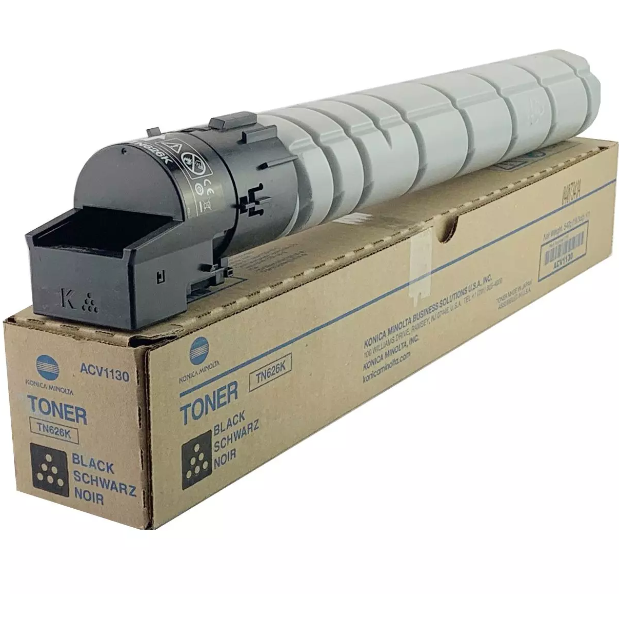 TN626K (ACV1130) Black Toner Cartridge; Yield: 28,000 pages