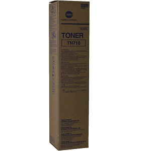 Konica Minolta TN710 Black Toner Cartridge 02XJ Black Toner; Yield: 55,000 pages