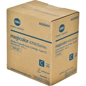 TNP19C Cyan Toner Cartridge; Yield: 4,000 pages