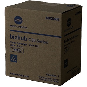 TNP22C Cyan Toner; Yield: 4,600 pages