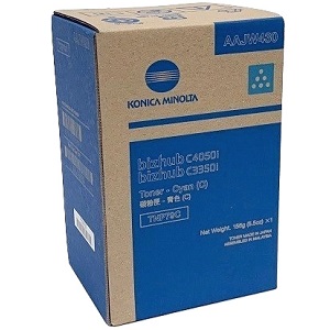 Konica Minolta TNP79C Cyan Toner Cartridge (AAJW430) AAJW430 (TNP79C) Cyan Toner Cartridge; Yield: 9,000 pages