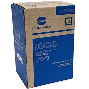 Konica Minolta TNP79Y Yellow Toner Cartridge (AAJW230) AAJW230 (TNP79Y) Yellow Toner Cartridge; Yield: 9,000 pages