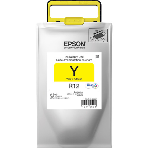 Epson TR12420 Yellow Ink Pack Epson R12 Yellow Ink Pack; Yield: 10,000 pages