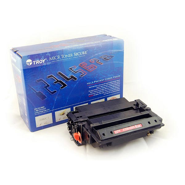 TROY 02-81200-001 Black Toner Cartridge Q7551X, 51X High Yield MICR Toner Secure Cartridge; Yield: 13,000 pages