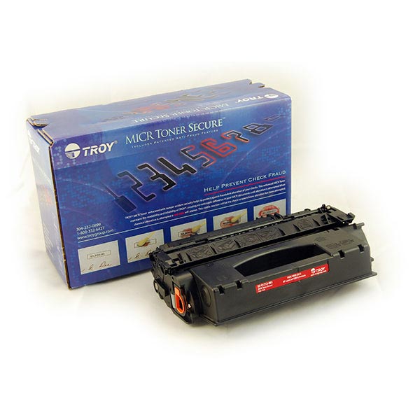 TROY 02-81213-001 Black Toner Cartridge Q7553X, 53X High Yield MICR Toner Secure Cartridge (7,000 Yield)