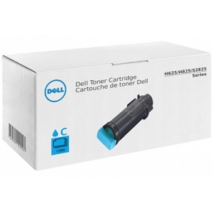 Dell WG4T0 Cyan Toner Cartridge 593-BBOT (RX3MD) Cyan Toner Cartridge; Yield: 1,200 pages