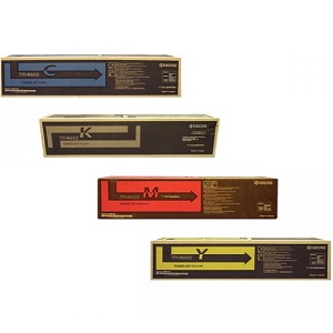 Kyocera TK8602 Toner Cartridge Set Includes 1 Each of TK8602K, TK8602C, TK8602M, TK8602Y