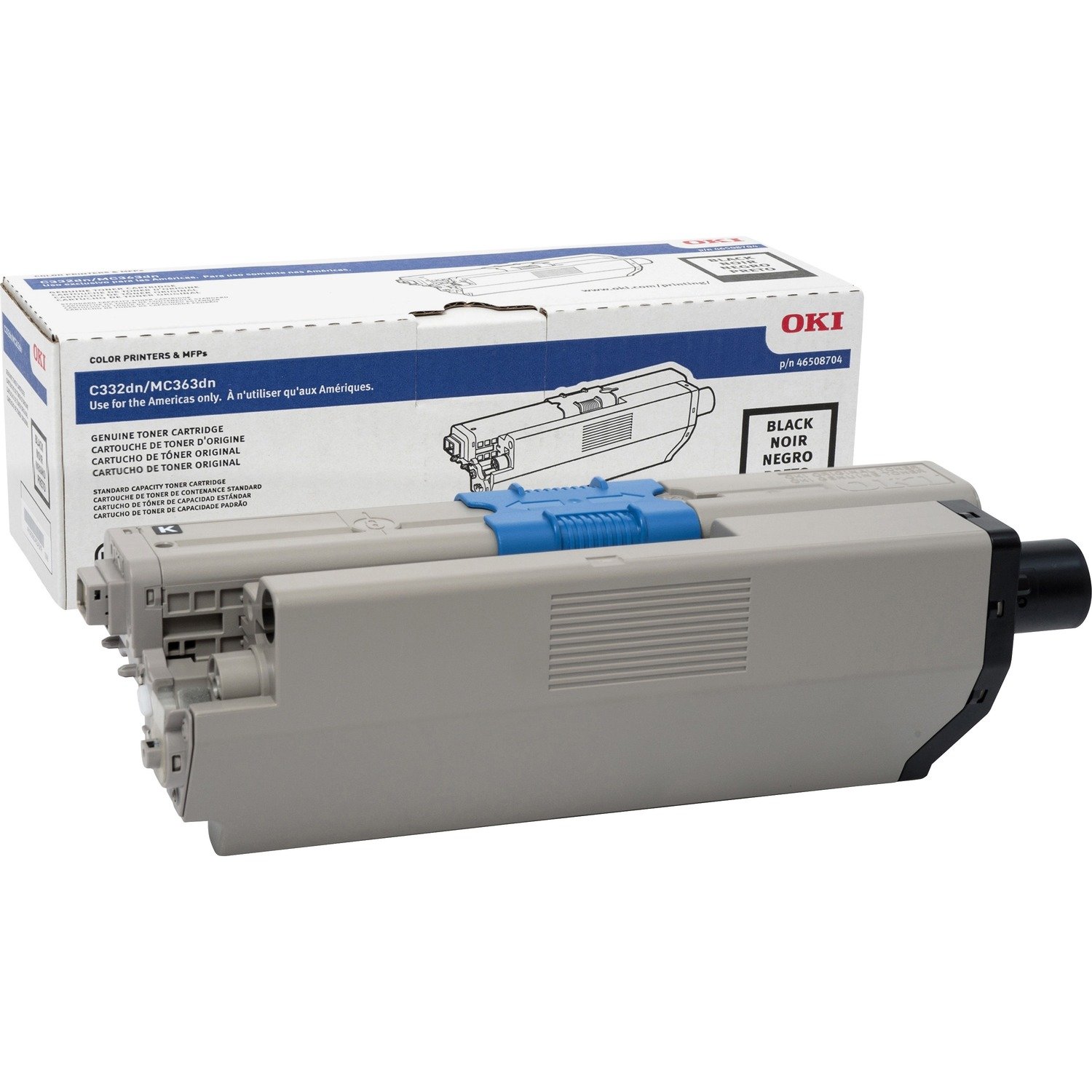 Oki 46508703 Cyan Toner Cartridge | BlueDogInk.com