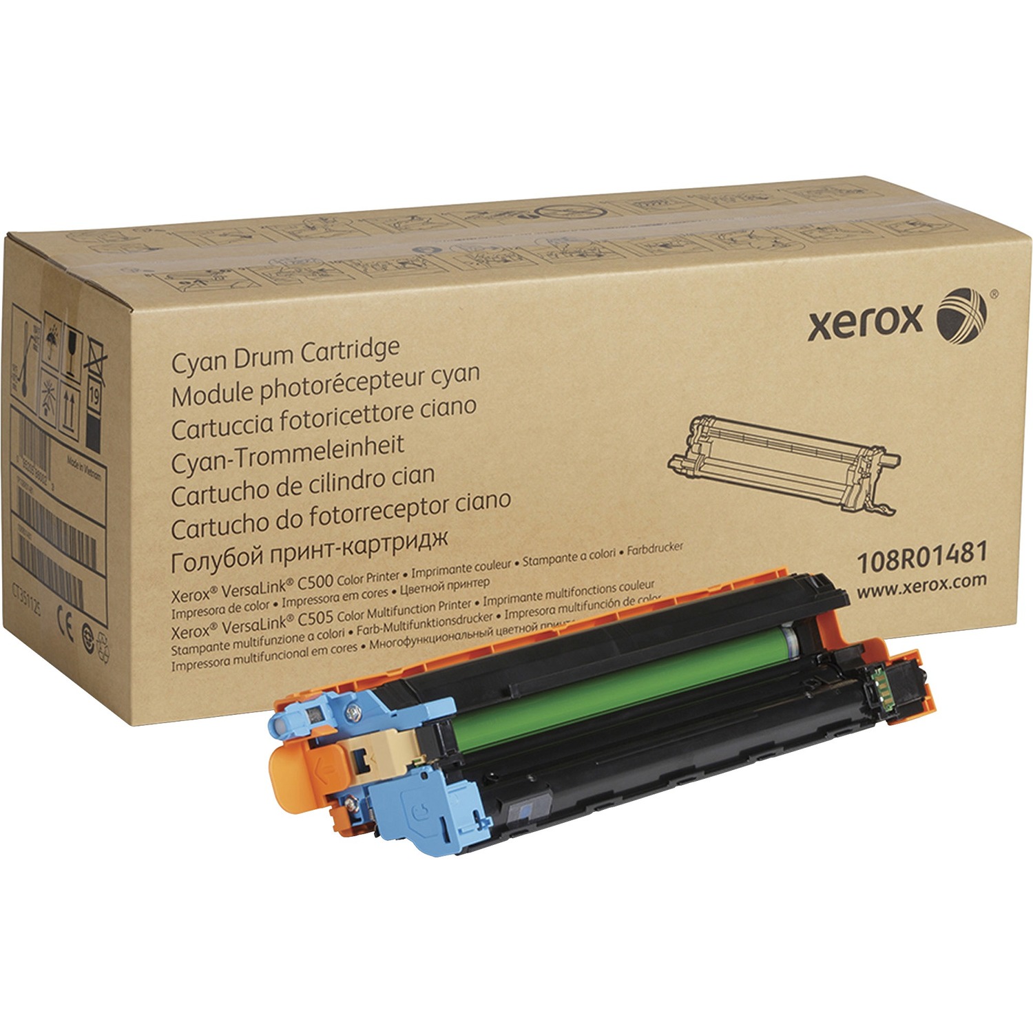 108R01481 Cyan Drum Cartridge; Yield: 40,000 pages