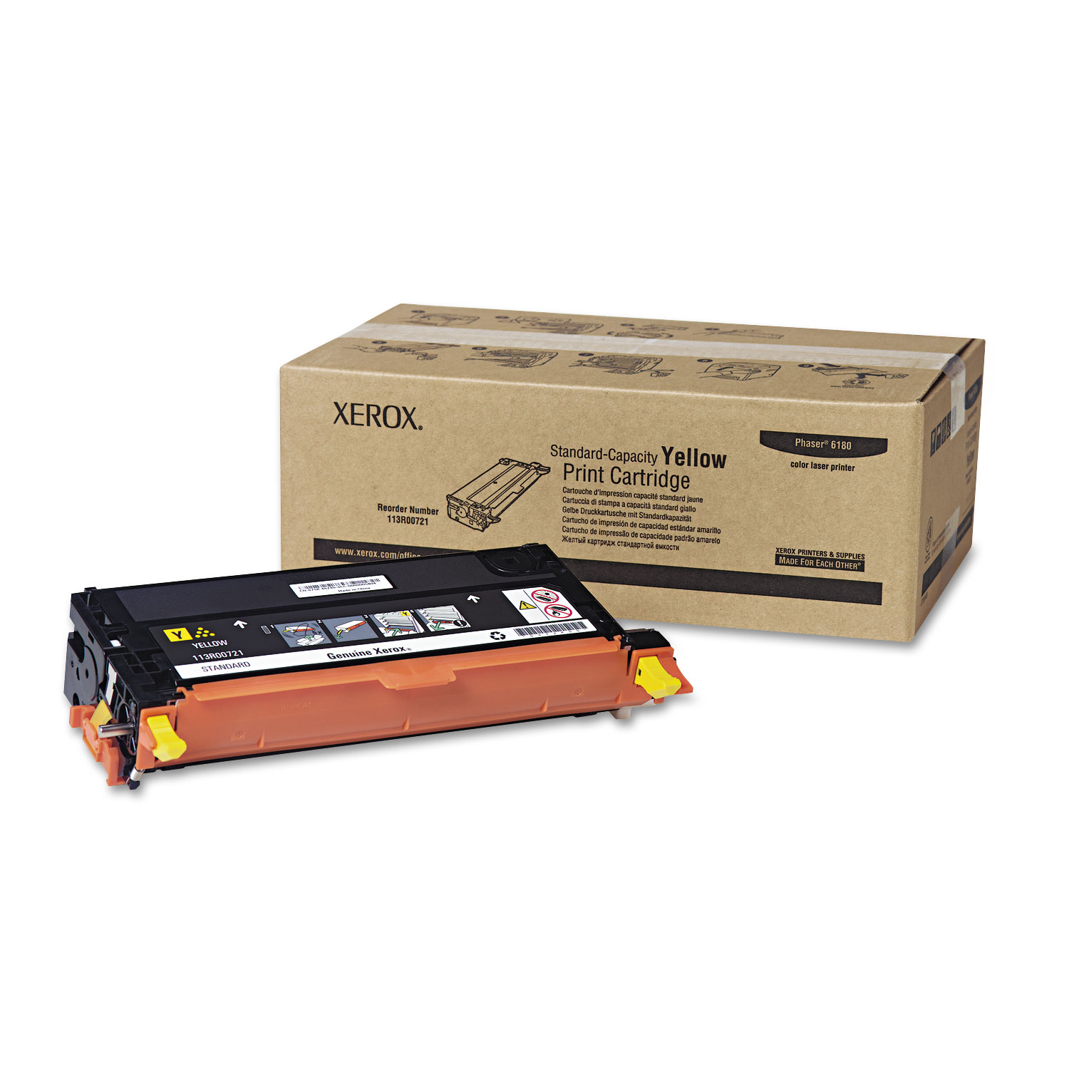 113R00721 Yellow Print Cartridge; Yield: 2,000 pages