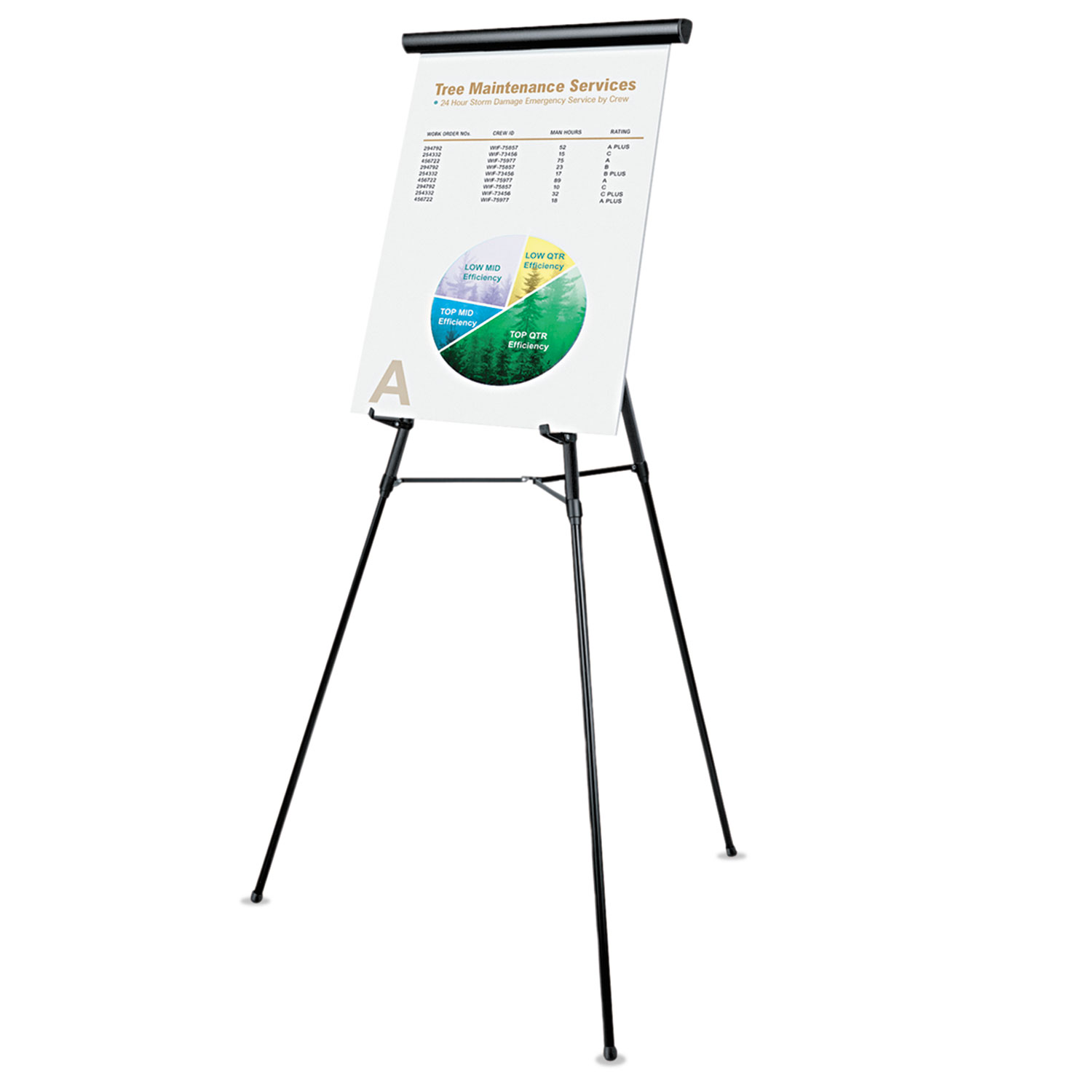 EASEL,DISPLAY,LGHTWGHT,BK