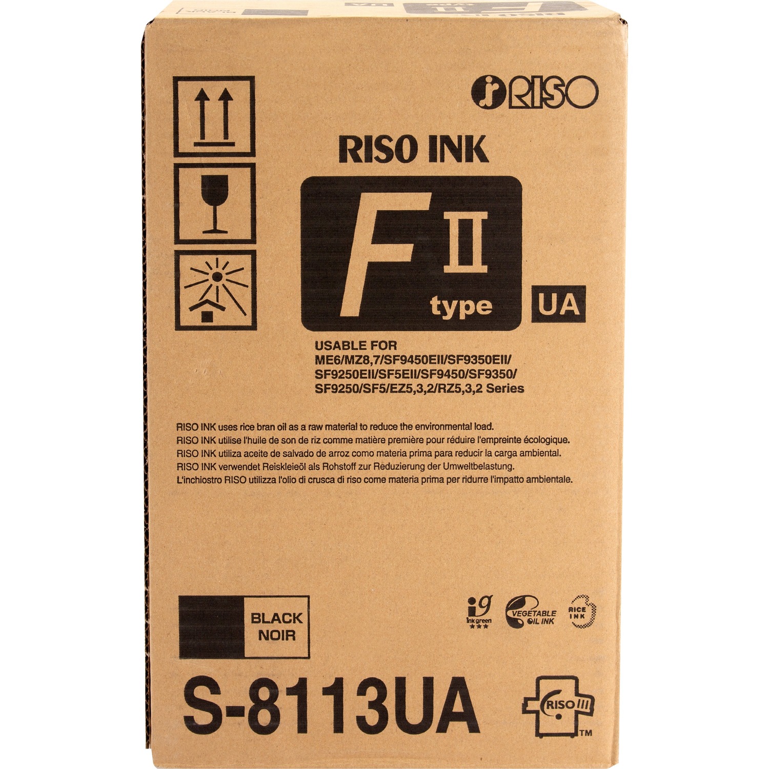 Risographgraphgraph Risographgraph Original Ink Cartridge - Black