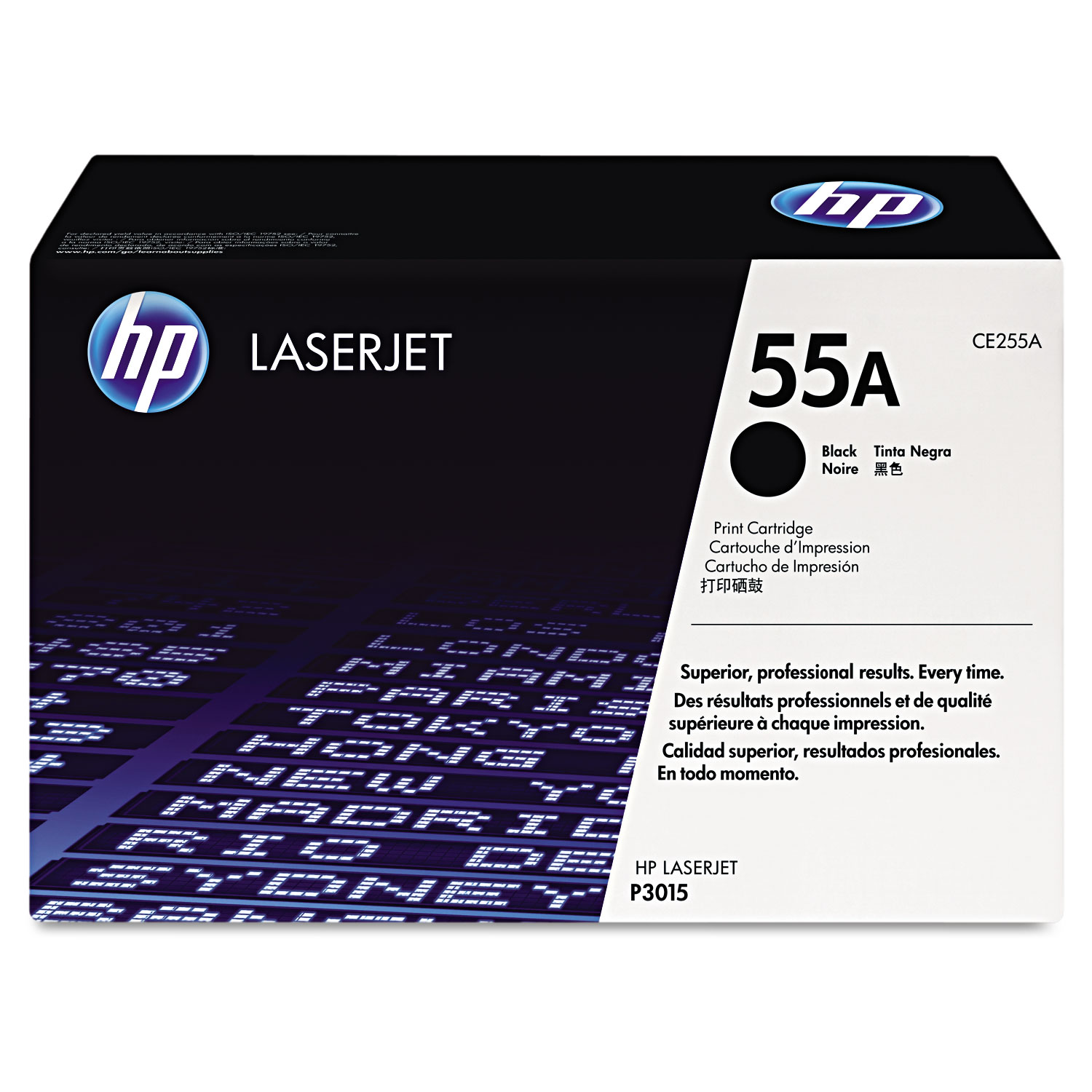 HP 55A Black Print Cartridge; Yield 6,000 pages