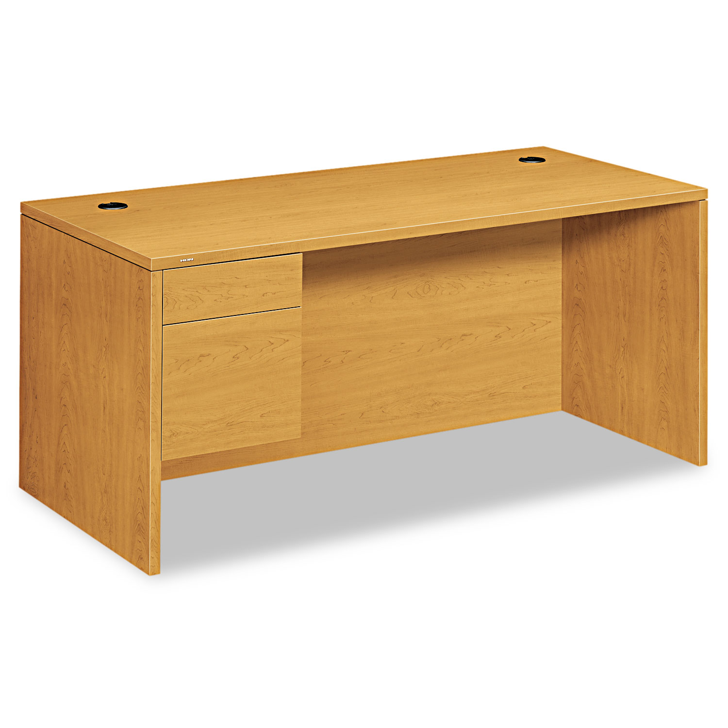 DESK,SGLPED,66X30,HARVEST