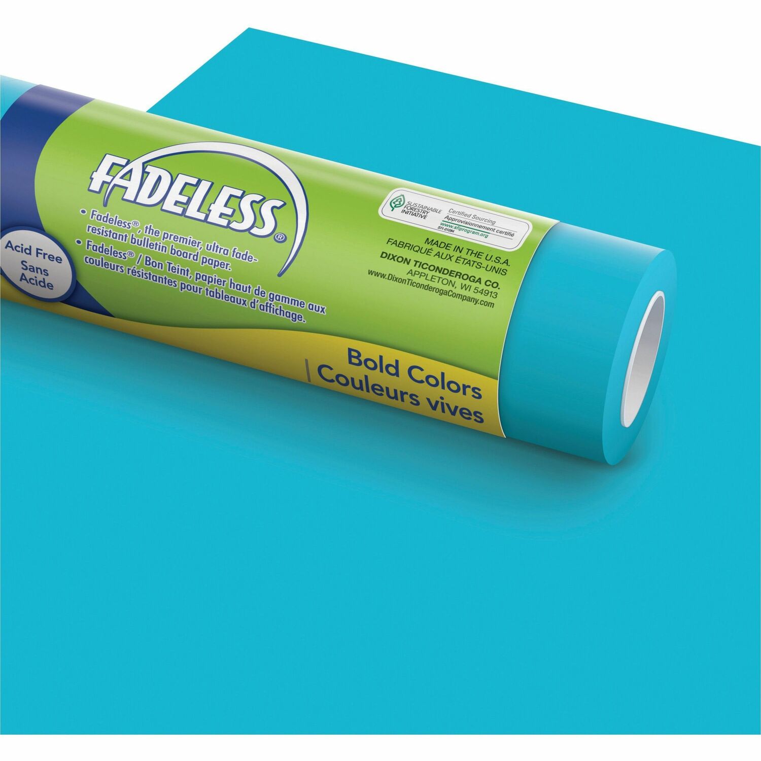 Pacon Fadeless Paper Roll, 50lb, 48" x 50ft, Azure (57165) Fadeless Paper Roll, 50lb, 48\" x 50ft, Azure