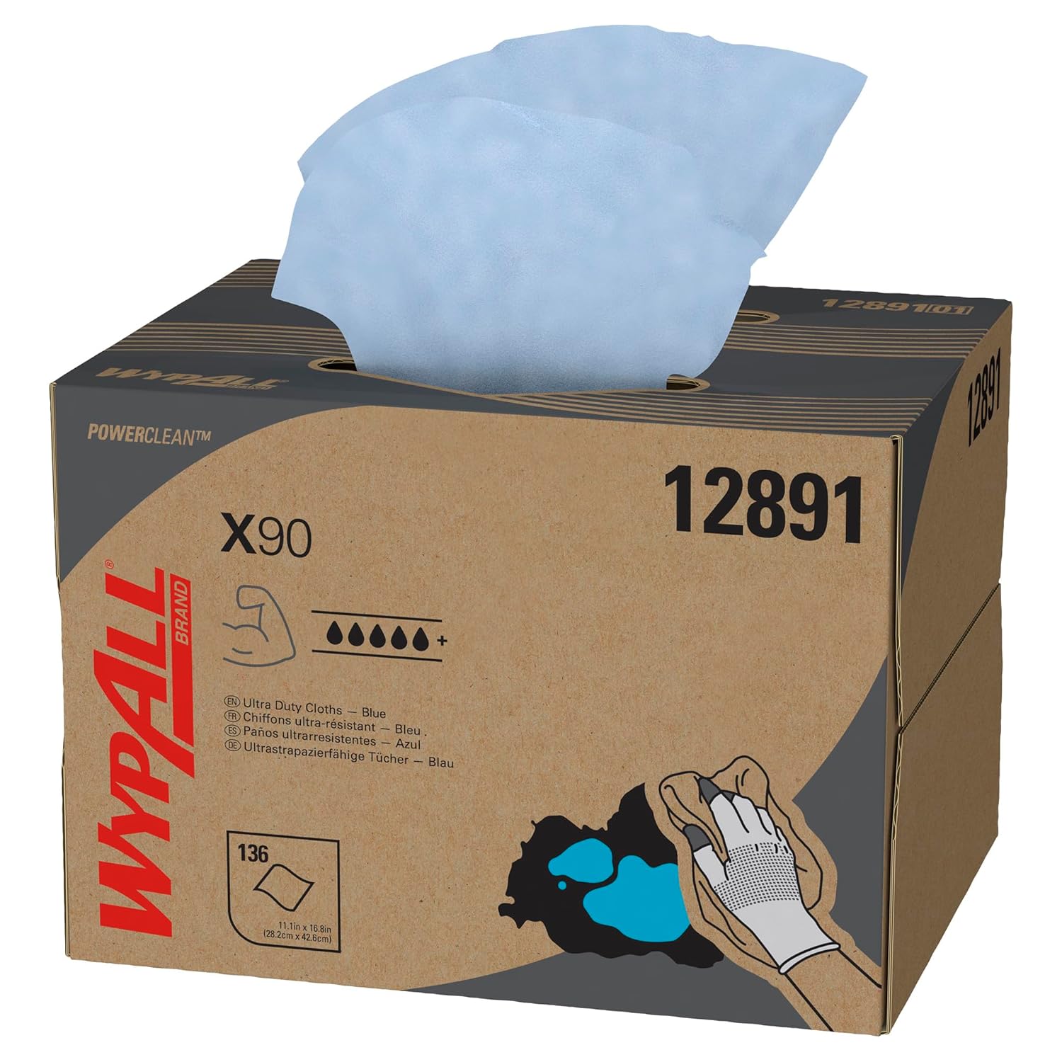WIPES,WYPAL X90,11.1X16.8