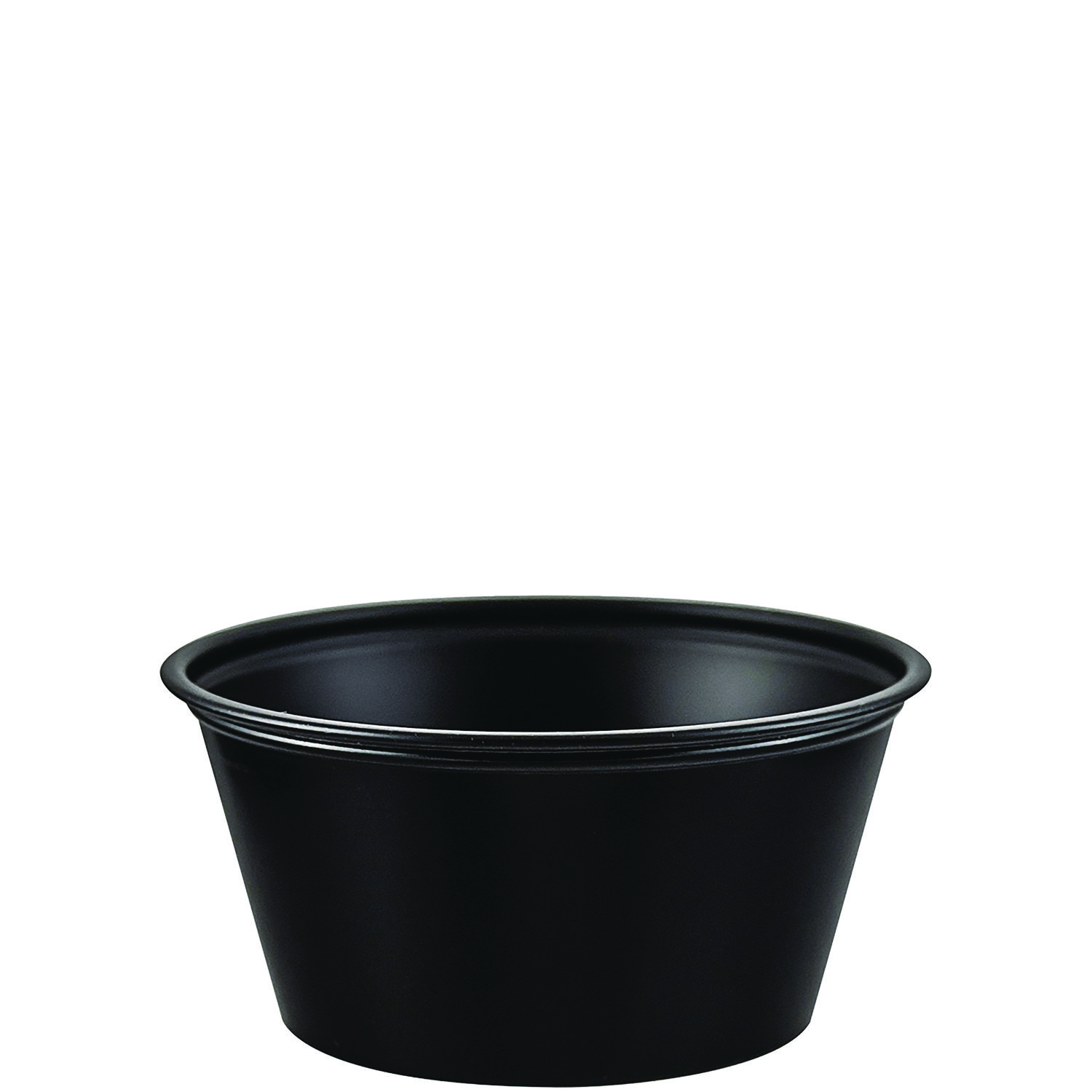 CUP,3.5OZ,SOUFFLE,BK