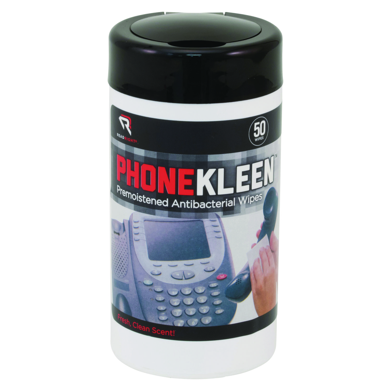 WIPES,PHONEKLEEN,50 P/TUB